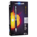207 SIGNO GEL ULTRA MICRO RETRACTABLE GEL PEN, 0.38MM, BLUE INK, SMOKE BARREL
