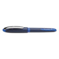 SCHNEIDER ONE BUSINESS STICK ROLLER BALL PEN, 0.6MM, BLUE INK/BARREL, 10/BOX