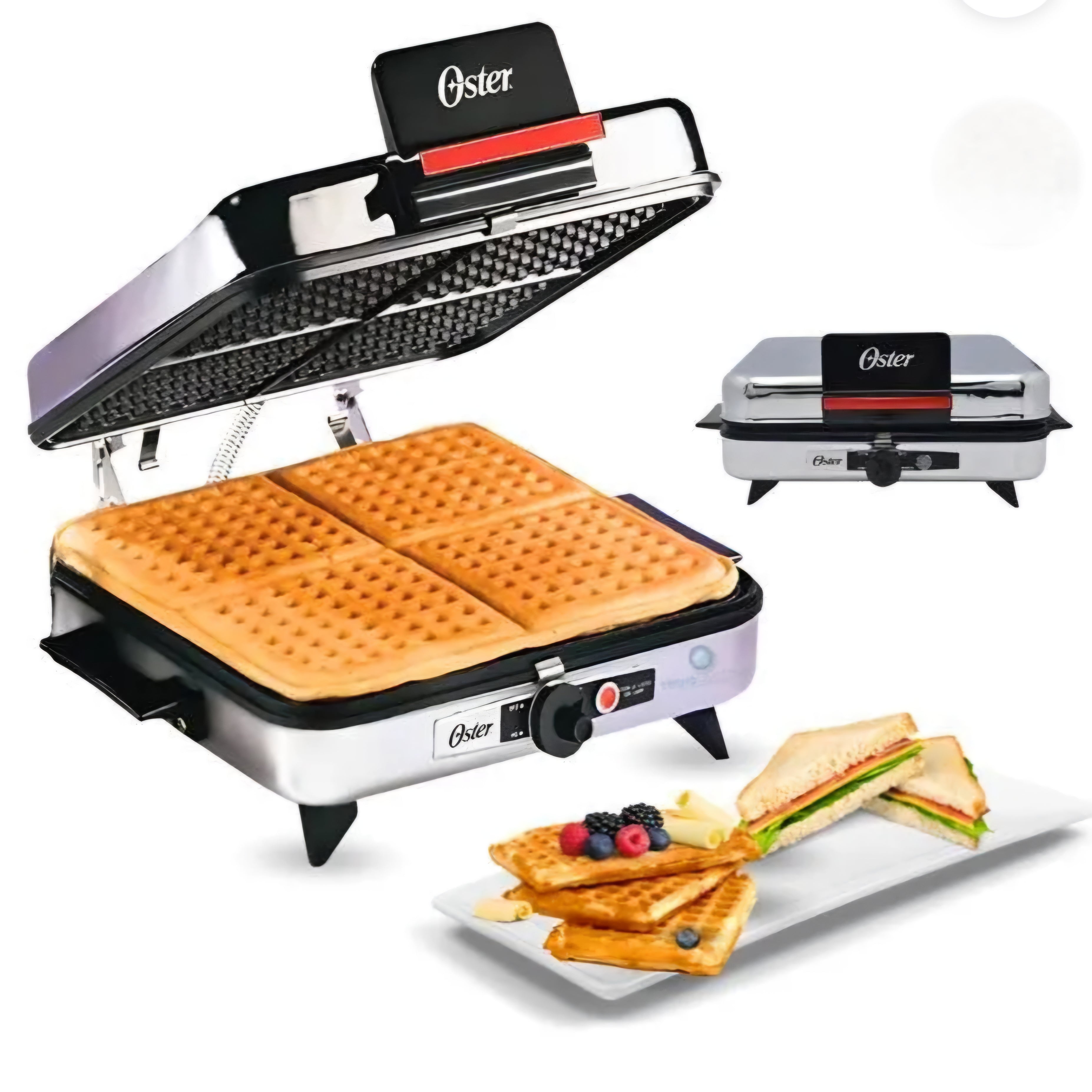 Oster 3 in 1: Sandwich Maker, Waffle Maker and Cooking Grill