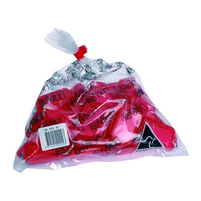 Kevron id5 keytags red bag 50