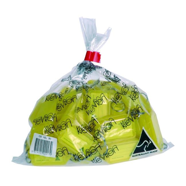 Kevron id5 keytags yellow bag 50