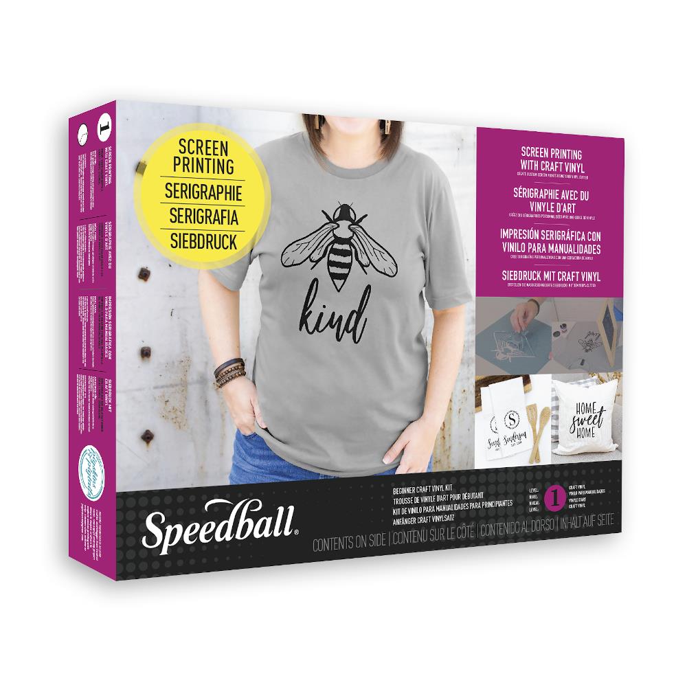 Speedball Beginner Screen Printing Craft Vinyl Kit (Î)