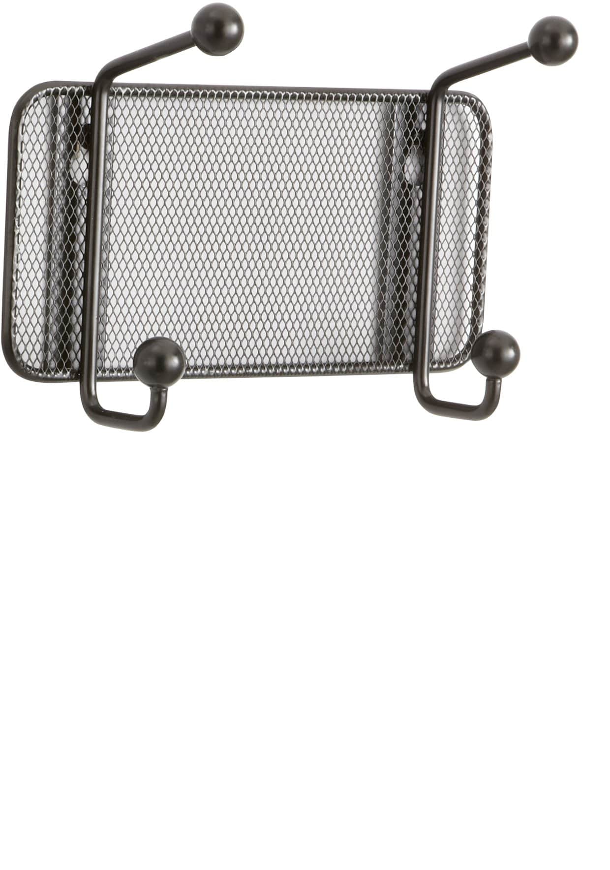 Safco Onyx Mesh Wall Rack, 2-Hook [6401]